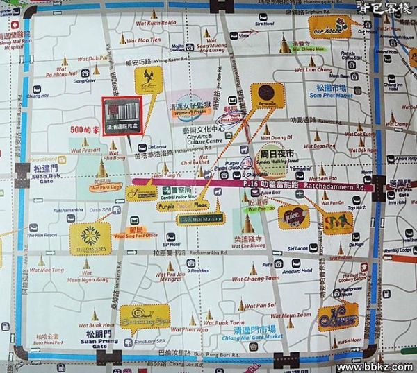 清迈最新地图，城市发展的视角与深度解读